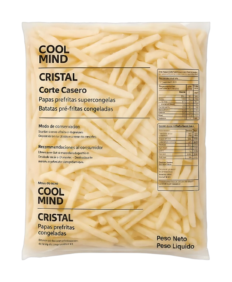 Papa prefritas 12 mm Cold Mind (6 bolsas de 2,5kg)